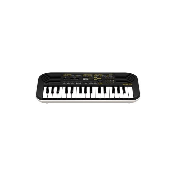 Casio SA-51 Mini Tastiera Digitale 32 Tasti per Bambini 100 Suoni Display LCD colore Nero