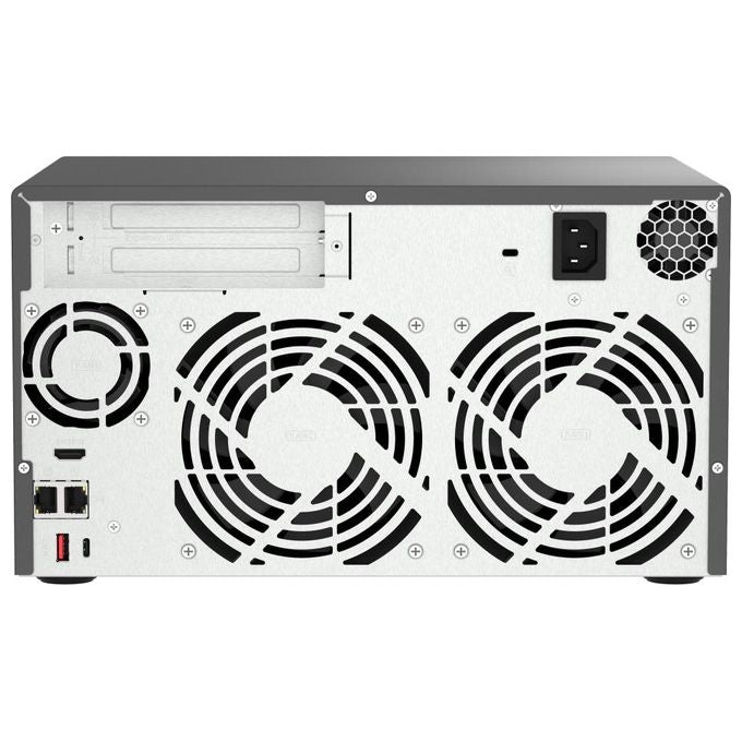 QNAP TVS-H874X-I9-64G TVS-h874X NAS Tower 8 bay 64 GB Intel Core i9 4 porte LAN 10GbE colore Nero