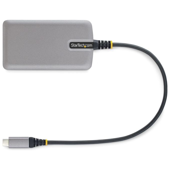 StarTech.com 5G4AB-USB-C-HUB Hub USB-C 4 Porte USB-A 5Gbps Bus Powered Ingresso Micro-USB Cavo 30 cm colore Grigio