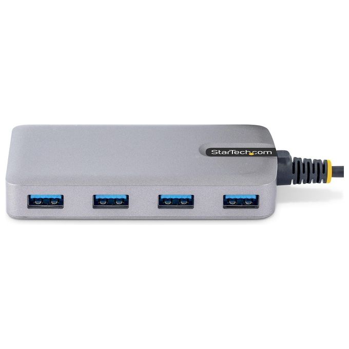 StarTech.com 5G4AB-USB-C-HUB Hub USB-C 4 Porte USB-A 5Gbps Bus Powered Ingresso Micro-USB Cavo 30 cm colore Grigio