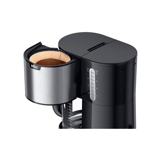 Braun KF1500WH PurShine Macchina da caffe' a Filtro 1 L 1000 W spegnimento automatico antigoccia colore Bianco