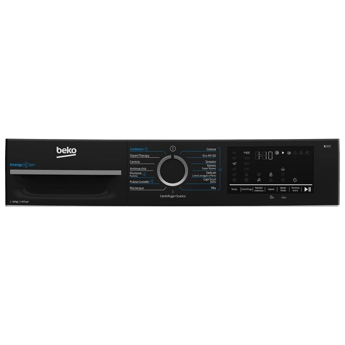 BEKO BMGWT41241B Lavatrice Libera Installazione 12 kg Classe a Centrifuga 1.400 giri-min Bianco.