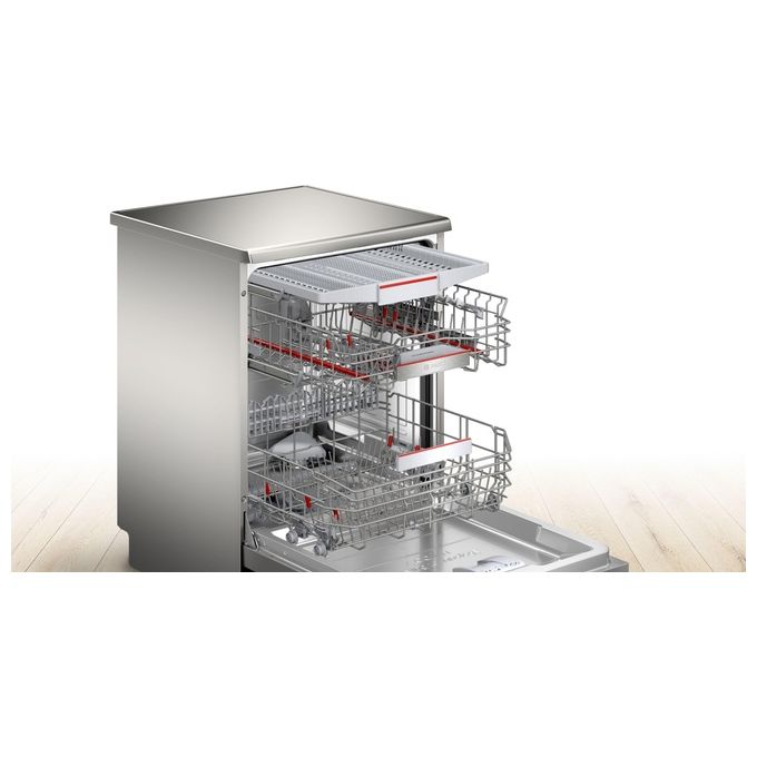 Bosch SMS6ZCI16E Serie 6 Lavastoviglie Libera Installazione 14 coperti Classe B 40 dB Wi-Fi PerfectDry (85x60x60 cm) colore Acciaio inox