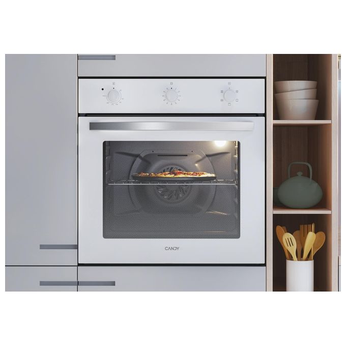 Candy FIDCB502IT Idea Forno da incasso Elettrico Ventilato 65 L Classe A 5 Funzioni Grill (60x60x57 cm) colore Bianco