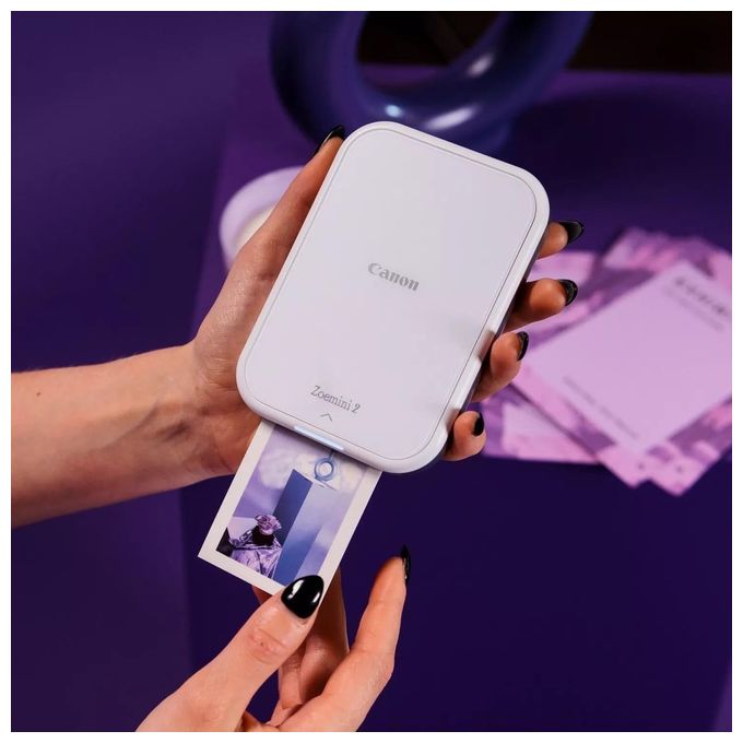 Canon 5452C004 Zoemini 2 Stampante Fotografica Portatile ZINK 313x500 DPI 5x7.6cm Bluetooth USB-C colore Bianco