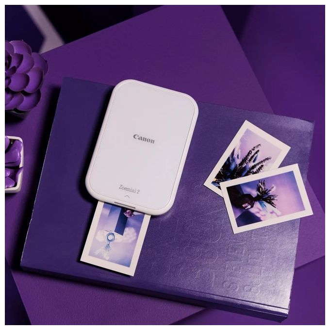 Canon 5452C004 Zoemini 2 Stampante Fotografica Portatile ZINK 313x500 DPI 5x7.6cm Bluetooth USB-C colore Bianco