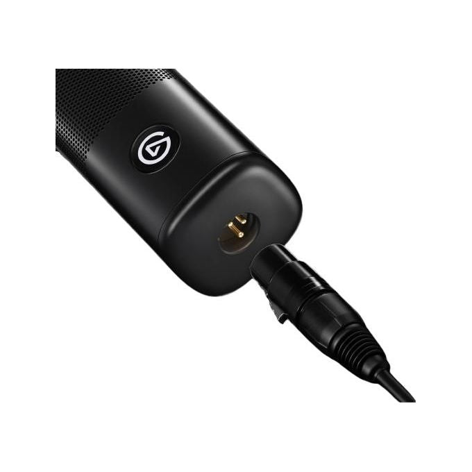 Elgato 10MAH9901 Wave DX Microfono XLR Dinamico Cardioide 50 15000 Hz 96 kHz per Podcast Streaming colore Nero