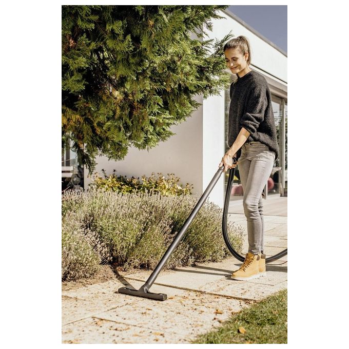 Kärcher KWD 3 S V-17-4-20-F Aspirapolvere Bidone Secco e Bagnato 17 L 1000 W colore Nero Acciaio inox Giallo