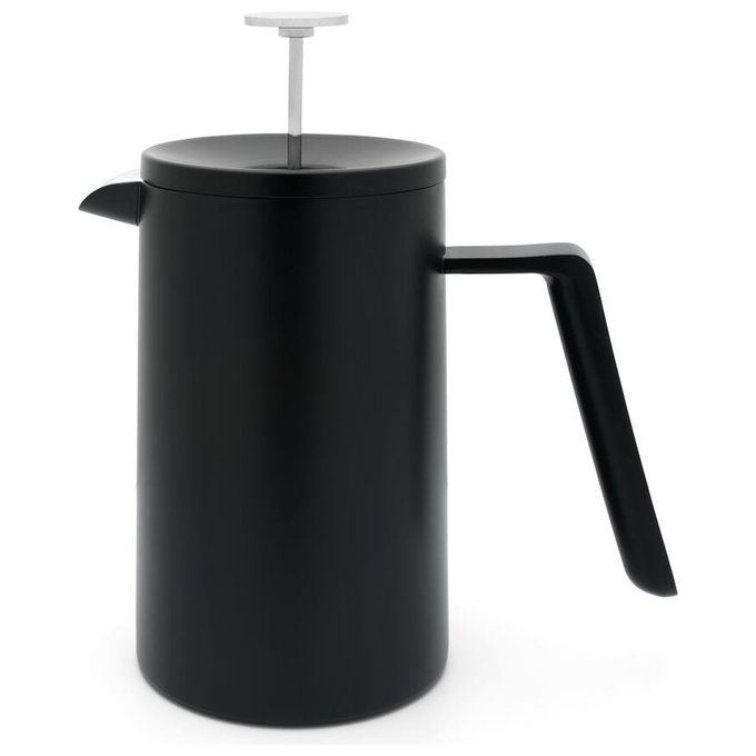 Leopold Vienna LV113020 San Marco Caffettiera a Stantuffo 1 L Doppia Isolazione Acciaio Inox colore Nero