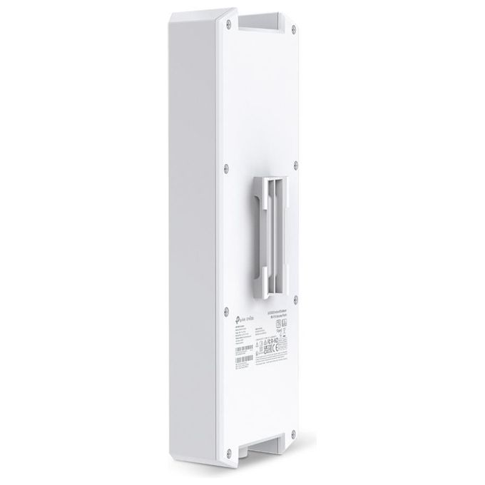 TP-Link EAP650-OUTDOOR Omada Access Point Wi-Fi 6 AX3000 Dual Band 574Mbps 2.4GHz 2402Mbps 5GHz PoE+ IP67 Mesh colore Bianco