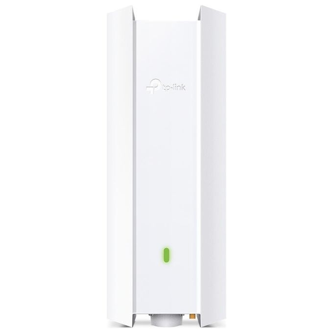 TP-Link EAP650-OUTDOOR Omada Access Point Wi-Fi 6 AX3000 Dual Band 574Mbps 2.4GHz 2402Mbps 5GHz PoE+ IP67 Mesh colore Bianco