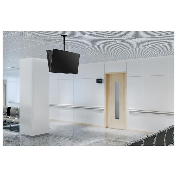 Neomounts FPMA-C340DBLACK Supporto a Soffitto per 2 Monitor TV 32'' 75'' VESA 400x400 50 Kg colore Nero