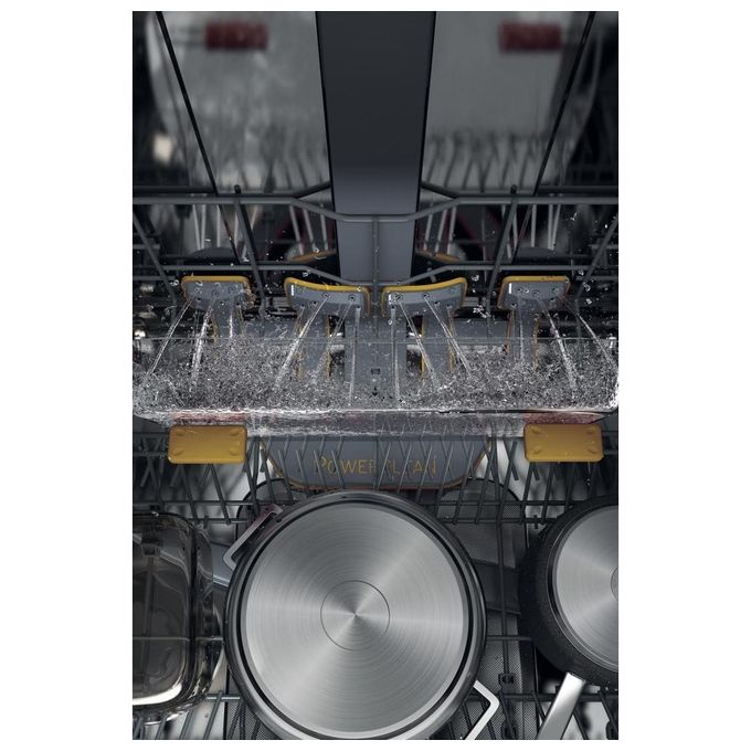 Whirlpool WIO 3O41 PL - Lavastoviglie a scomparsa totale 14 coperti, Classe C, PowerClean Pro, 6° SENSO, Terzo cestello, (82x59,8x55,5 cm), Inox