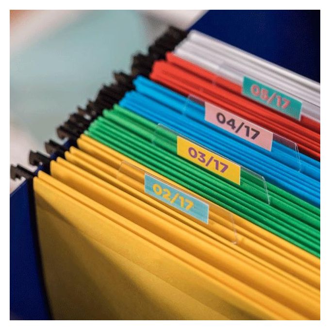 Brother CZ-1002 Nastro a Lunghezza Continua Originale Larghezza di 12mm per Stampante di Etichette a Colori VC-500W