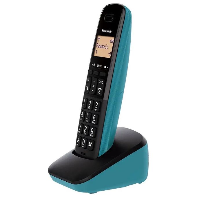 Panasonic KX-TGB610JT Cordless display 1,4'' Blocco chiamate ID Rubrica Nero-blu