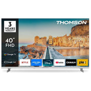 Thomson 40FG2S15W Smart TV 40'' Full HD Google TV Direct-LED HDR10 Wi-Fi Bluetooth colore Bianco