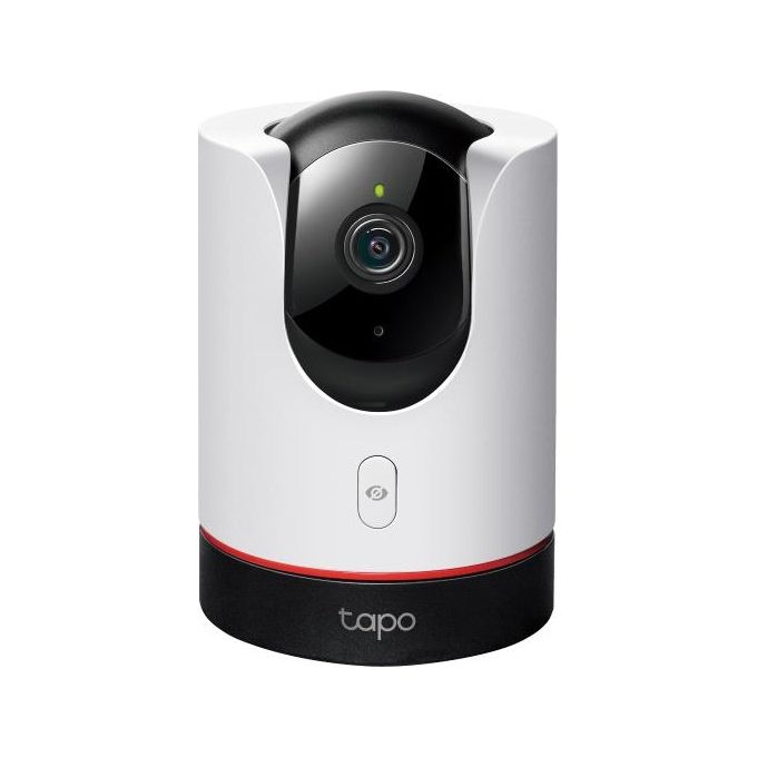 TP-Link TAPO C225 Telecamera IP Wi-Fi Pan Tilt 2K QHD 2560x1440 360° AI Interno MicroSD 512 GB colore Bianco Nero