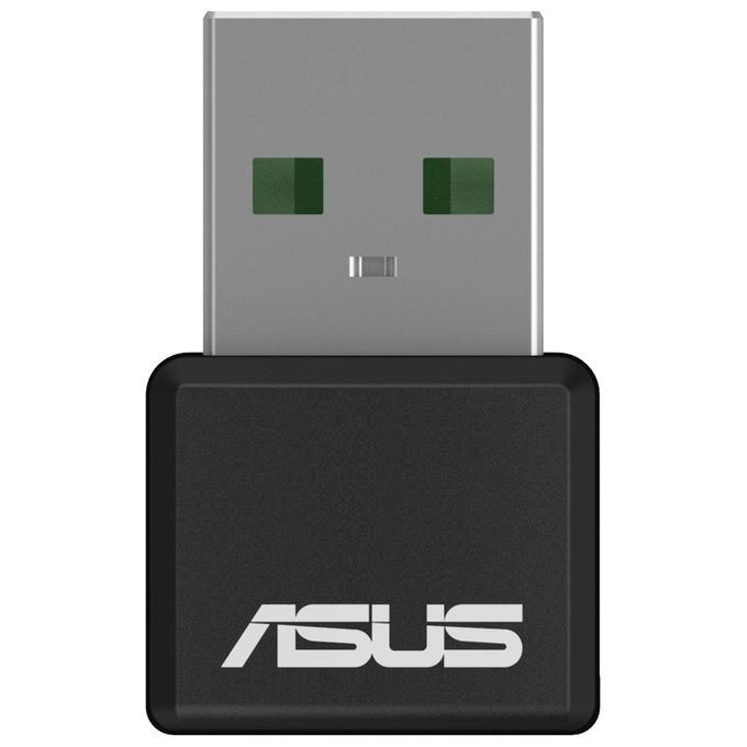 ASUS 90IG06X0-MO0B00 USB-AX55 Nano Adattatore Wi-Fi 6 AX1800 Dual-band 1800 Mbit-s WPA3 USB 2.0 colore Nero