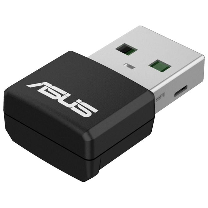 ASUS 90IG06X0-MO0B00 USB-AX55 Nano Adattatore Wi-Fi 6 AX1800 Dual-band 1800 Mbit-s WPA3 USB 2.0 colore Nero