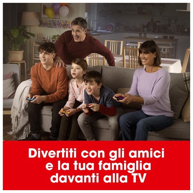 Nintendo, Switch, Rosso Neon-Blu Neon, Edizione 2022, Console Portatile, Schermo 6.2 pollici