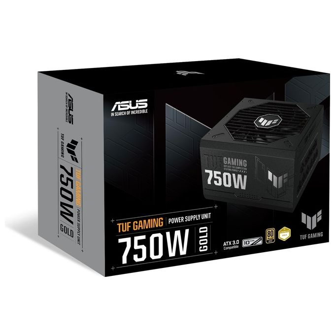 Asus TUF-GAMING-750G TUF Gaming Alimentatore ATX 3.1 750W 80 PLUS Gold Modulare colore Nero