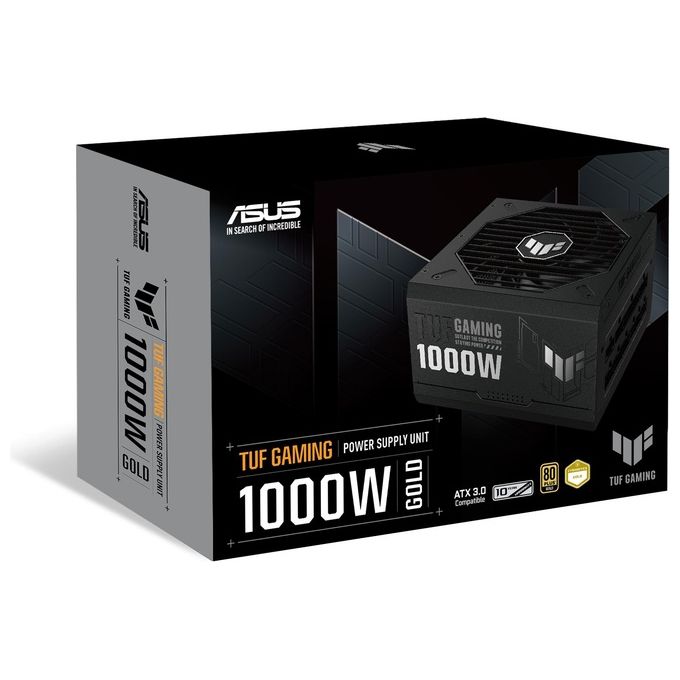 Asus 90YE00S1-B0NA00 TUF Gaming Alimentatore Modulare 1000W 80 PLUS Gold ATX 3.1 colore Nero