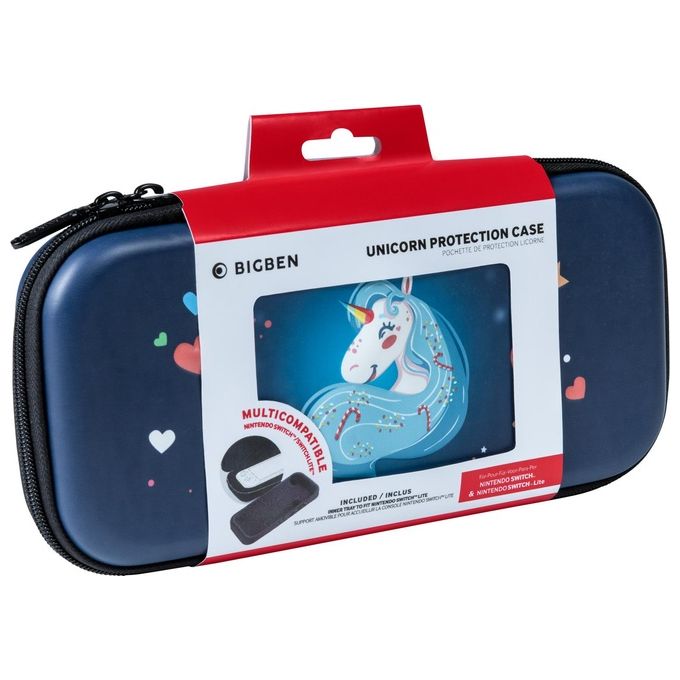 Big Ben Custodia Pouch Rigida Unicorno per Nintendo Switch