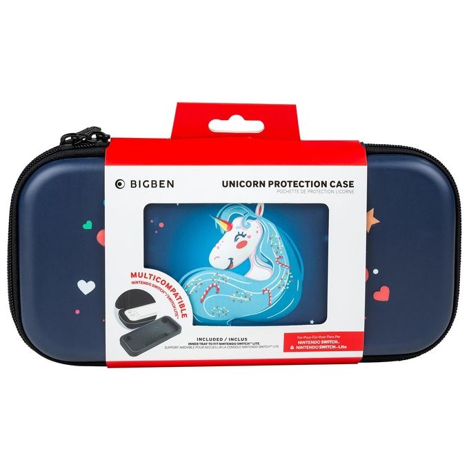Big Ben Custodia Pouch Rigida Unicorno per Nintendo Switch