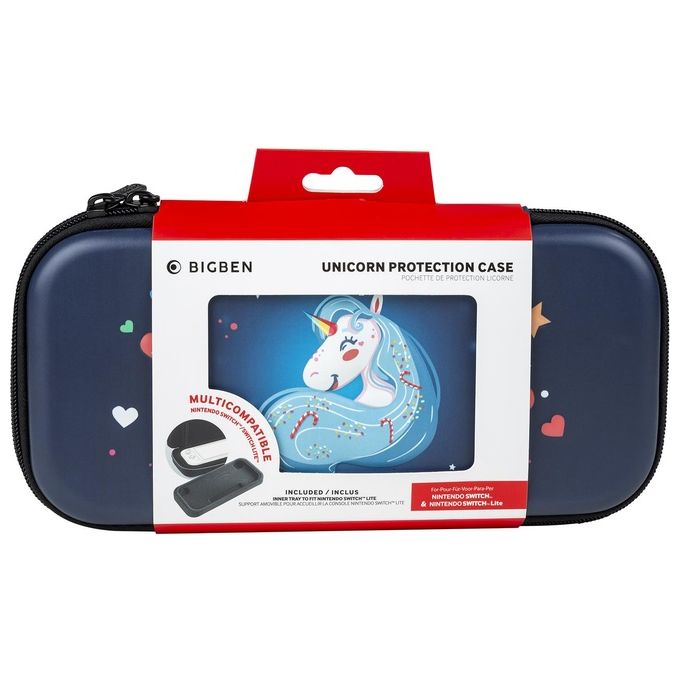 Big Ben Custodia Pouch Rigida Unicorno per Nintendo Switch