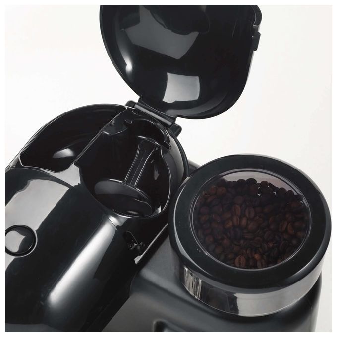 Ariete 1318-02 Moderna Macchina da caffe' Espresso 0.8 L 15 bar 1080W Macinacaffe' Integrato Cappuccinatore colore Nero