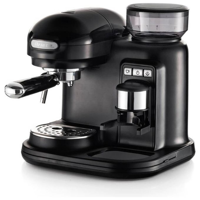 Ariete 1318-02 Moderna Macchina da caffe' Espresso 0.8 L 15 bar 1080W Macinacaffe' Integrato Cappuccinatore colore Nero