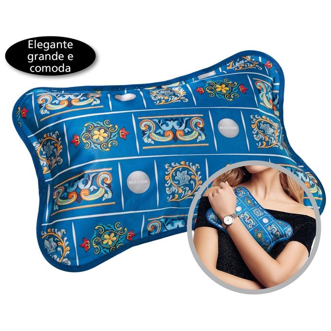 Macom Enjoy e Relax La Boule Luxury Boule Ricaricabile senza Filo Tessuto Fantasia