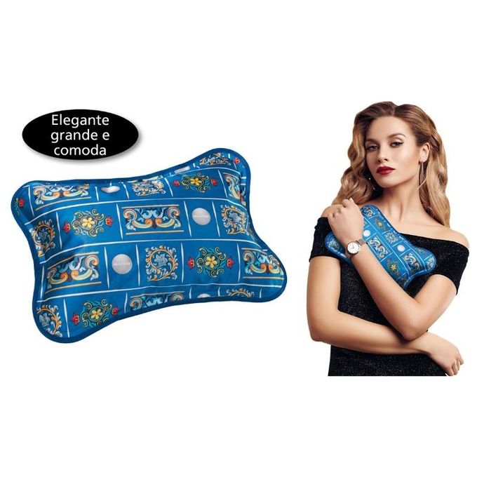 Macom Enjoy e Relax La Boule Luxury Boule Ricaricabile senza Filo Tessuto Fantasia
