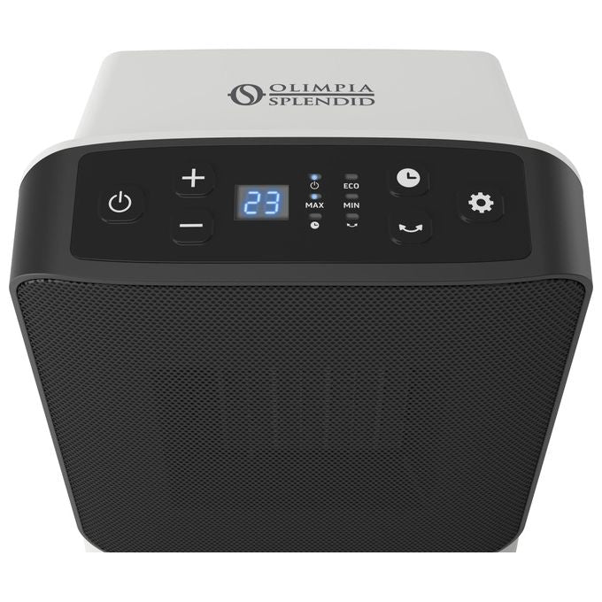Olimpia Splendid 99268 Caldo Trendy Termoventilatore Ceramica 1800 W IP21 Oscillazione 80° colore Nero Bianco