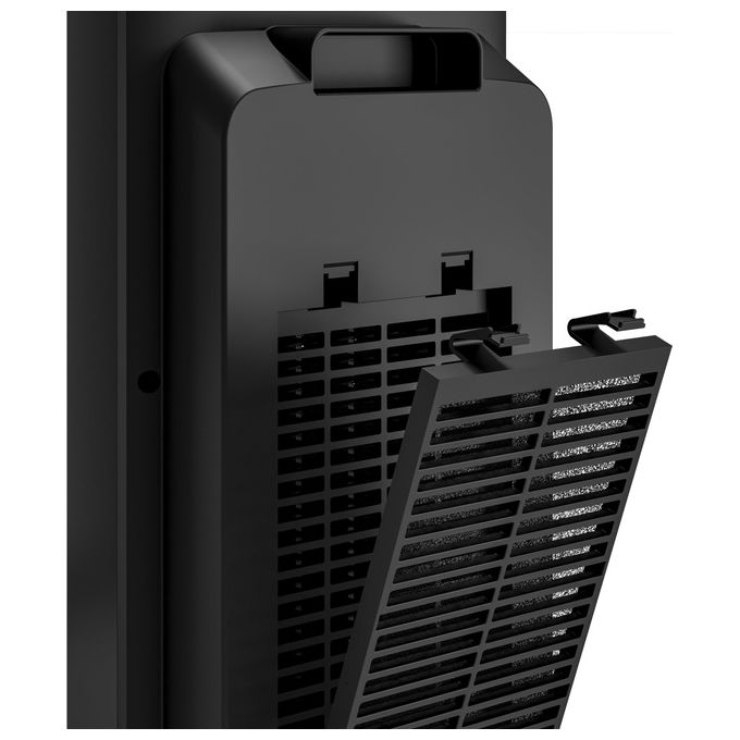 Olimpia Splendid 99266 Caldo Trendy T Termoventilatore Ceramico a Torre 2000W 2 Livelli Oscillazione 80° Filtro Antipolvere Telecomando colore Nero