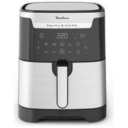 Moulinex EZ801D10 Easy Fry and Grill XXL Friggitrice ad aria 6.5 L 2 Kg Doppia Cottura FlexCook Display LCD colore Nero Acciaio Inox