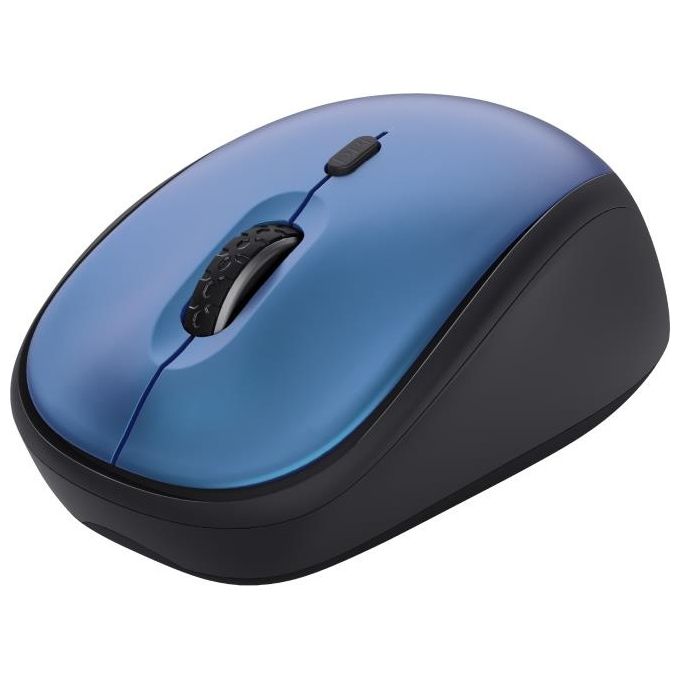 Trust Yvi Mouse Mano Destra RF Wireless Ottico 1600 DPI Blu
