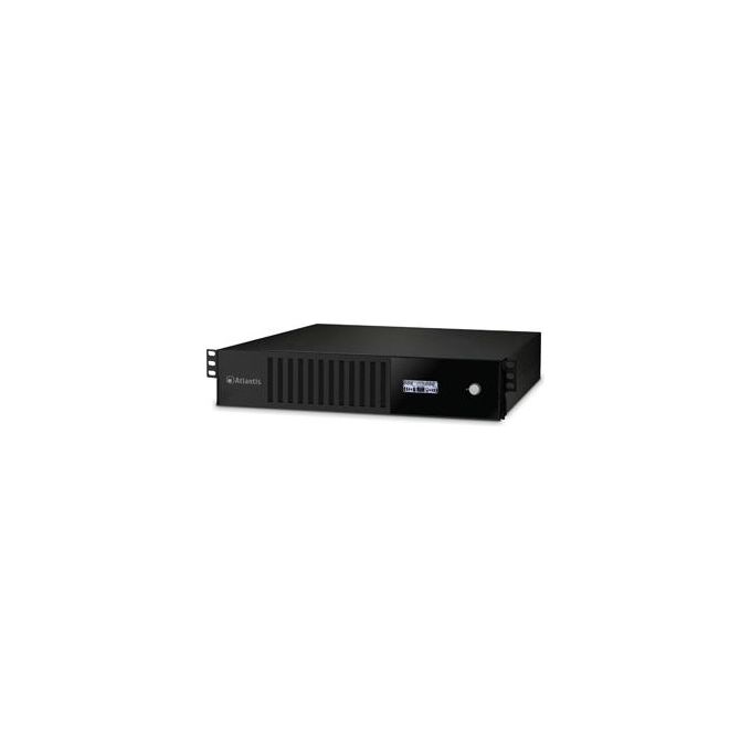Atlantis A03-HP2201-RC UPS Rack 2U 2200VA 1320W Line Interactive Sinewave AVR LCD USB colore Nero