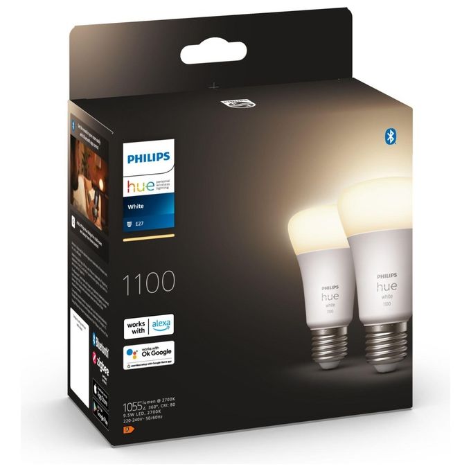 Philips Hue White 2 Lampadine E27 9.5W