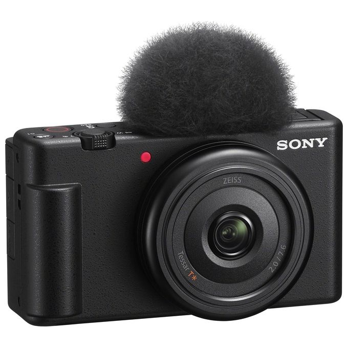 Sony ZV1FBDI.EU ZV-1F Fotocamera Compatta Vlogging 20,1 MP 4K Slow Motion Schermo Orientabile Wi-Fi colore Nero