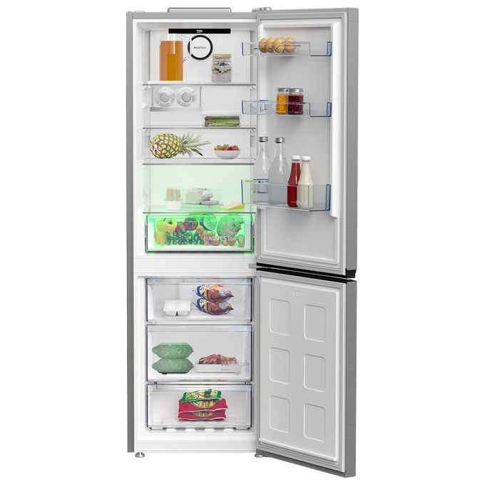 Beko B5RCNE365HXB Frigorifero Combinato 316 L 186.5 cm Classe D 36 dB Total No Frost HarvestFresh AeroFlow (186.5x59.5x66.3 cm) colore Inox