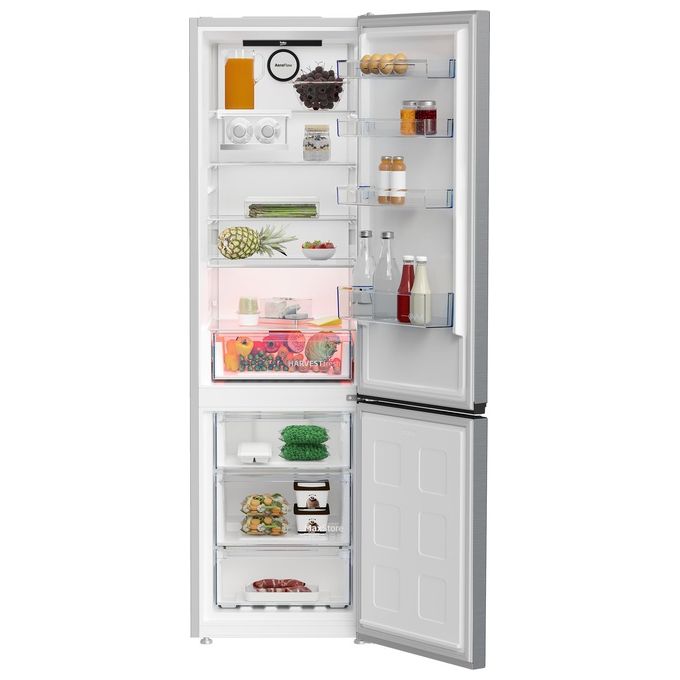 Beko B5RCNE405HXB Beyond Frigorifero Combinato 355 L 203 cm Classe D 36 dB Total No Frost HarvestFresh AeroFlow CoolRoom colore Metallico