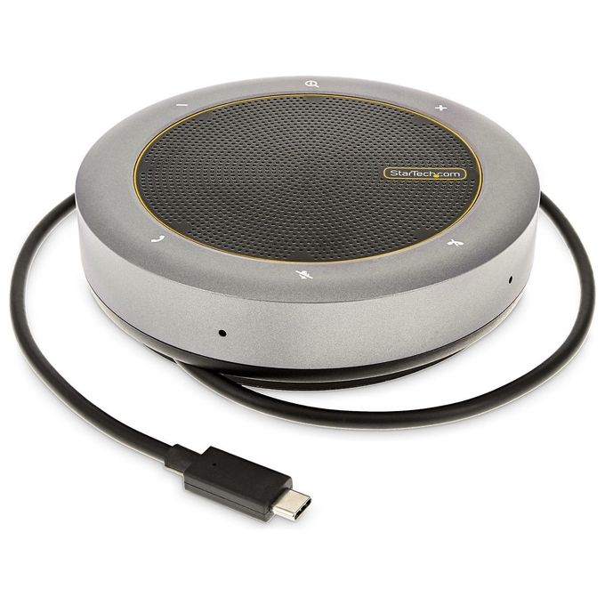 StarTech DKTBRSPMPD Docking Station USB-C con Altoparlante e Microfono HDMI 4K 60Hz VGA 2x USB-A PD 100W colore Grigio
