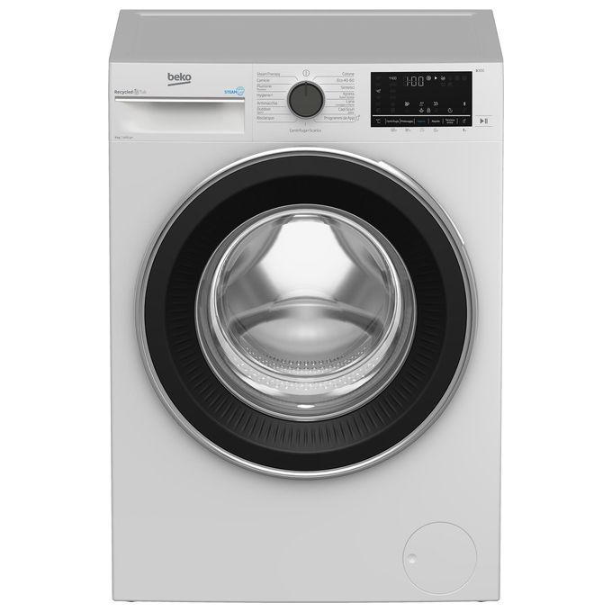 Beko BWU394B Beyond Lavatrice Carica Frontale 9 Kg 1400 rpm Classe A Inverter Vapore Bluetooth (84x60x55 cm) colore Bianco