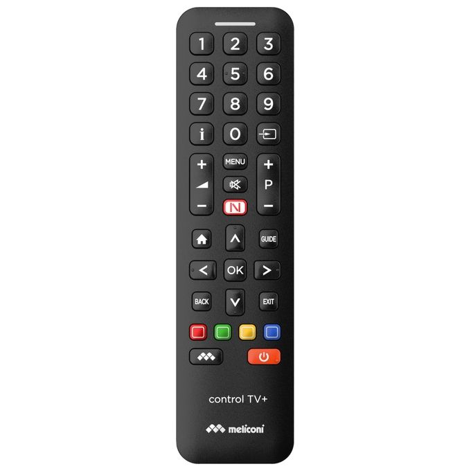 Meliconi Control TV+ Telecomando Universale Tv Smart TV tasto Netflix