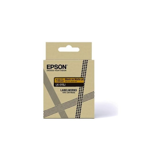 Epson Nastro per Etichettatrice Nero su Giallo
