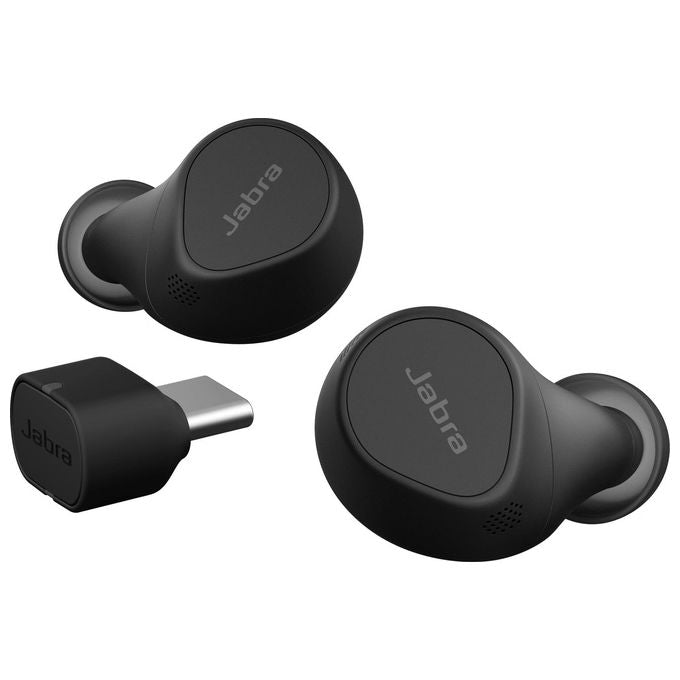 Jabra 20797-999-899 Evolve2 Buds Auricolari True Wireless In-ear ANC Bluetooth 5.2 IP57 Certificati Teams Zoom 33h colore Nero
