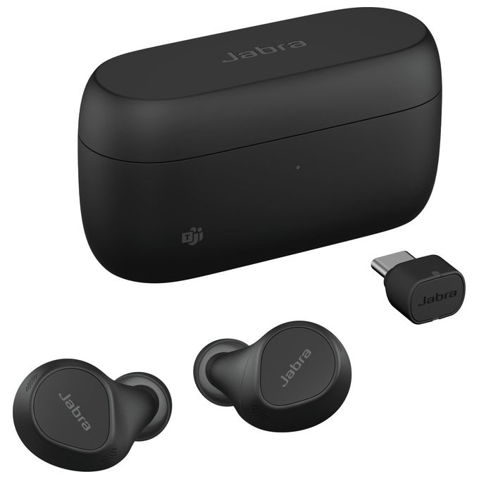 Jabra 20797-999-899 Evolve2 Buds Auricolari True Wireless In-ear ANC Bluetooth 5.2 IP57 Certificati Teams Zoom 33h colore Nero