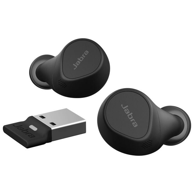 Jabra 20797-999-999 Evolve2 Buds Auricolare True Wireless In-Ear Bluetooth 5.2 ANC IP57 Microsoft Teams colore Nero