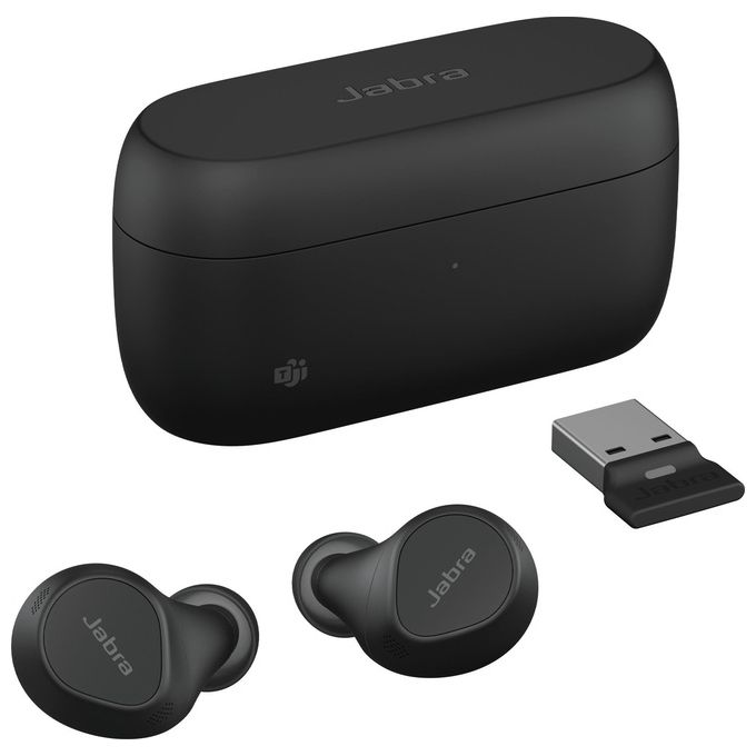 Jabra 20797-999-999 Evolve2 Buds Auricolare True Wireless In-Ear Bluetooth 5.2 ANC IP57 Microsoft Teams colore Nero